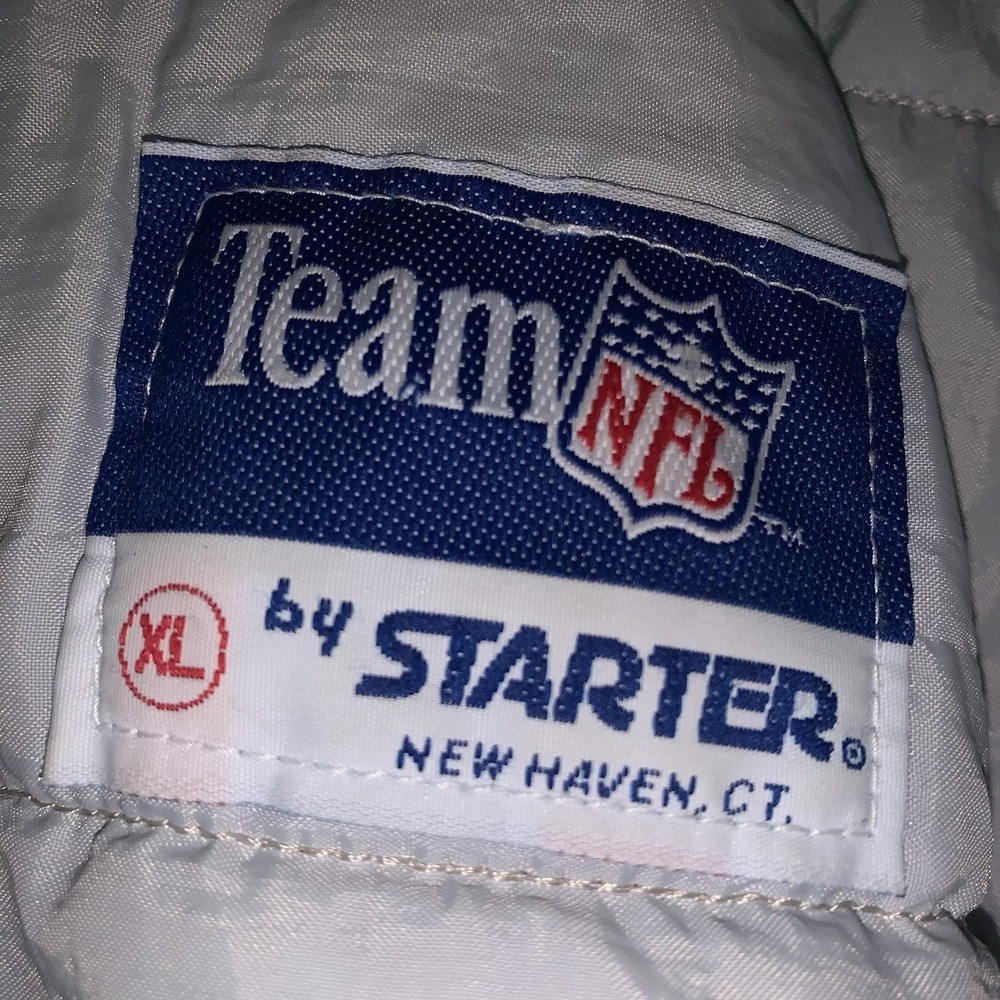 Dallas Cowboys‎ Vintage 90s Team NFL Starter Jacket Size XL New Haven CT EUC - Picture 6 of 14